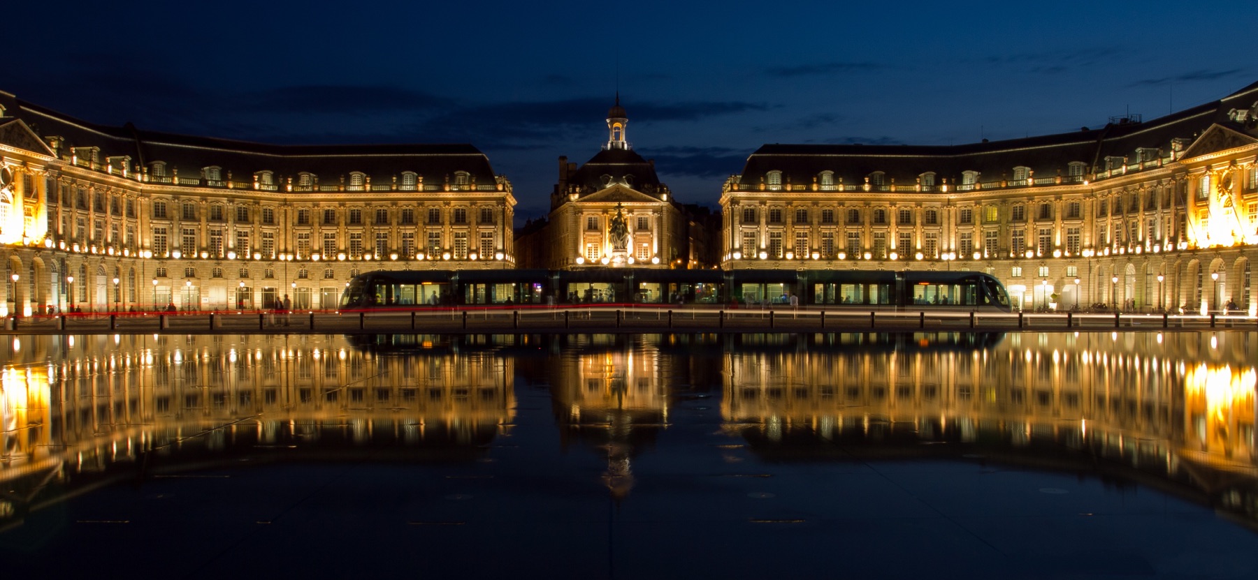 Place de la Bourse à Bordeaux